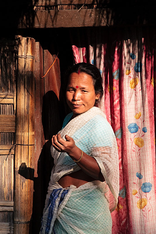  Woman of the island Majuli